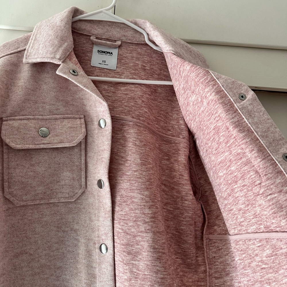 Pink Button-Up Jacket - Picture 2 of 4